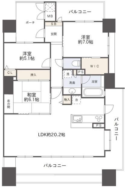 3LDK apartment in Kanazawa, Ishikawa - Photo 1