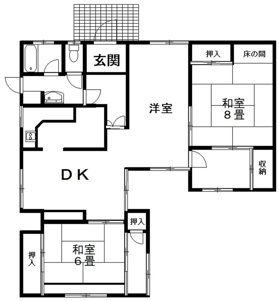 3DK house in Niihama, Ehime - Photo 1