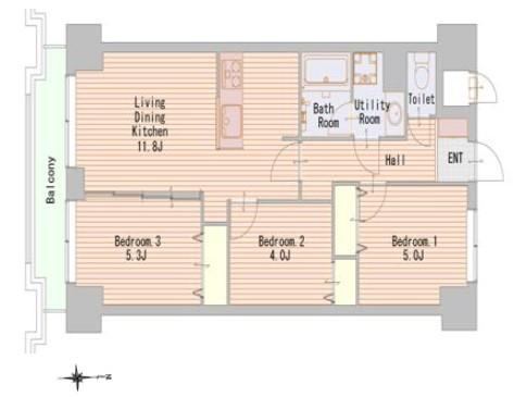 2LDK+S apartment in Kawaguchi, Saitama - Photo 1