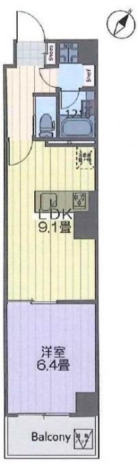 1LDK apartment in Shinjuku Ward, Tokyo - Photo 1