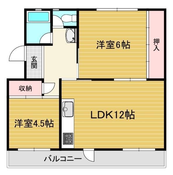 2LDK apartment in Takatsuki, Osaka - Photo 1