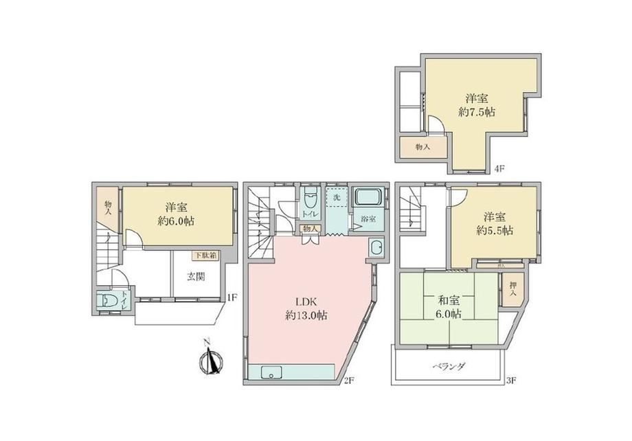 4LDK house in Higashiyodogawa Ward, Osaka - Photo 1