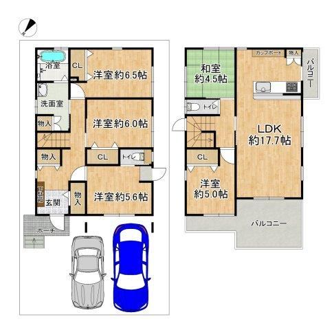 5LDK house in Katano, Osaka - Photo 1