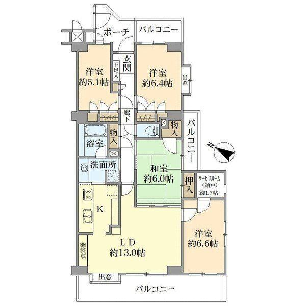 4LDK+S apartment in Koto Ward, Tokyo - Photo 1