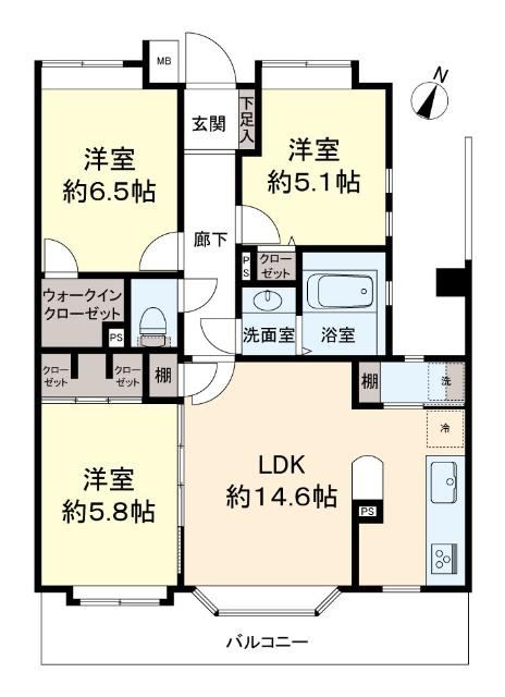 3LDK apartment in Hachioji, Tokyo - Photo 1