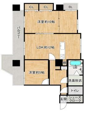 2LDK apartment in Chuo Ward, Fukuoka - Photo 1