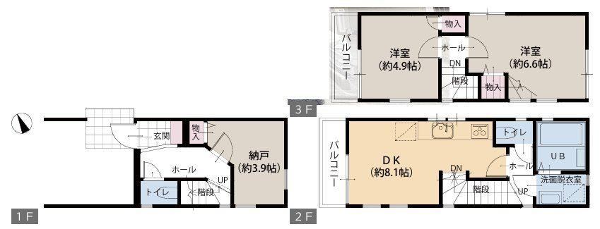 2DK+S house in Kanazawa Ward, Yokohama, Kanagawa - Photo 1