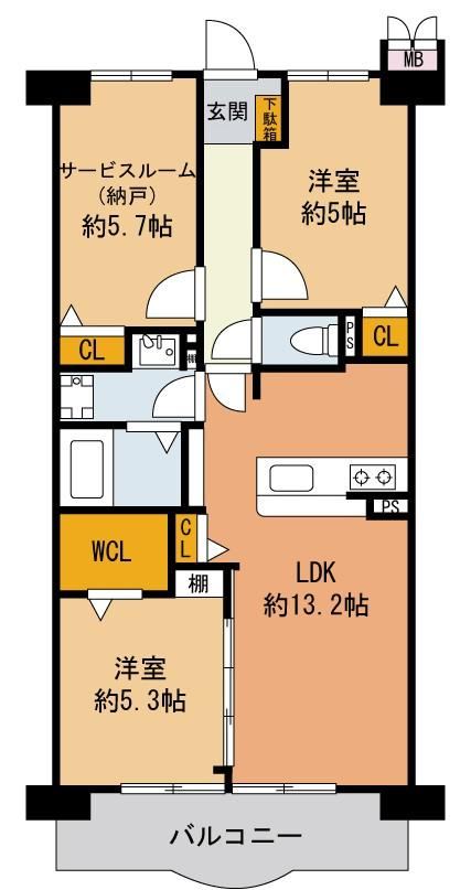 3LDK apartment in Toyonaka, Osaka - Photo 1