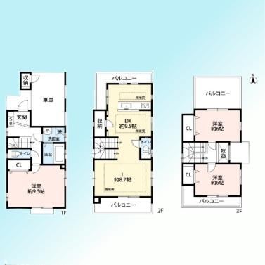 3LDK house in Warabi, Saitama - Photo 1