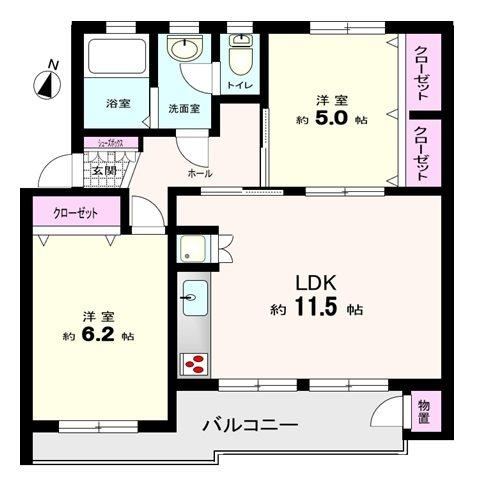 2LDK apartment in Konan Ward, Yokohama, Kanagawa - Photo 1