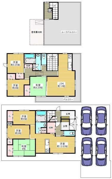 6LDK house in Higashiosaka, Osaka - Photo 1