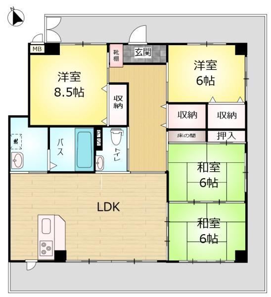 4LDK apartment in Karatsu, Saga - Photo 1