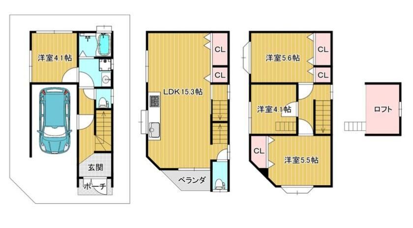 4LDK house in Higashiyodogawa Ward, Osaka - Photo 1