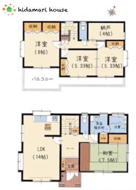 4LDK+S house in Okegawa, Saitama - Photo 1