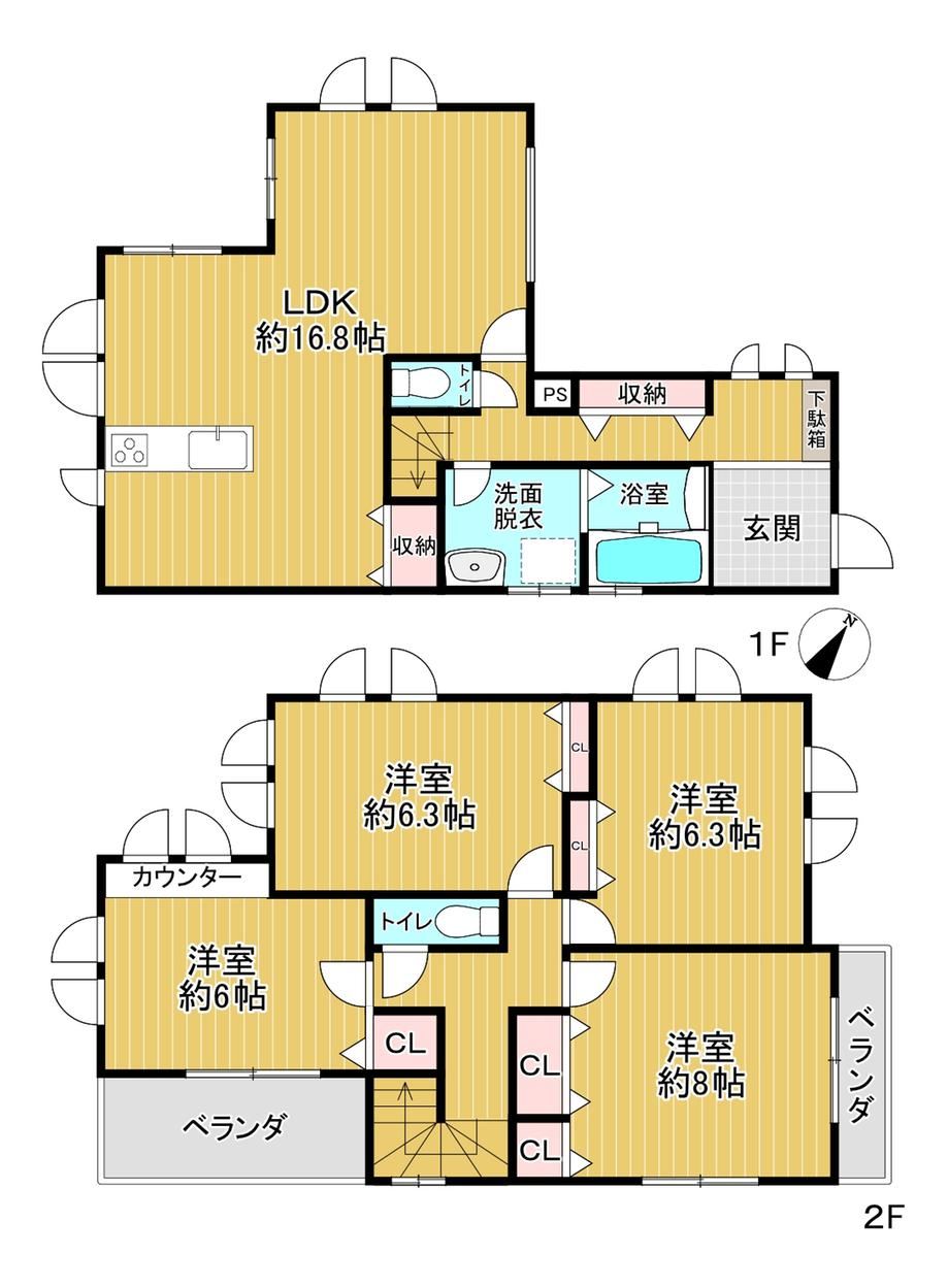 4LDK house in Tempaku Ward, Nagoya, Aichi - Photo 1