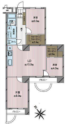 3LDK apartment in Suita, Osaka - Photo 1