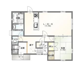 4LDK+S house in Isahaya