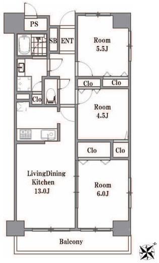 3LDK apartment in Hachioji, Tokyo - Photo 1