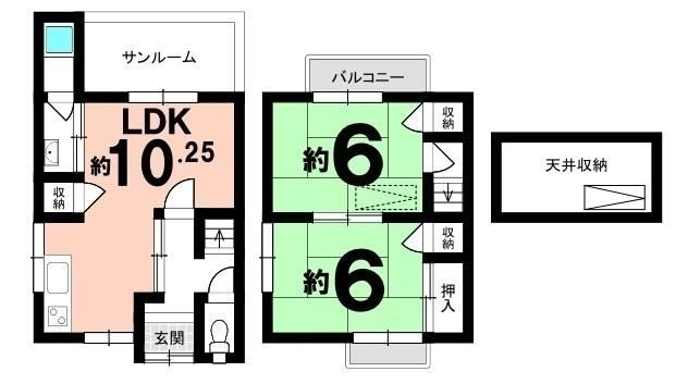 2LDK house in Nishikyo Ward, Kyoto - Photo 1