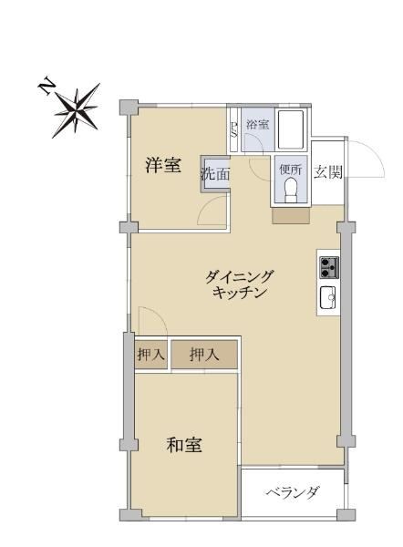 2DK apartment in Kohoku Ward, Yokohama, Kanagawa - Photo 1