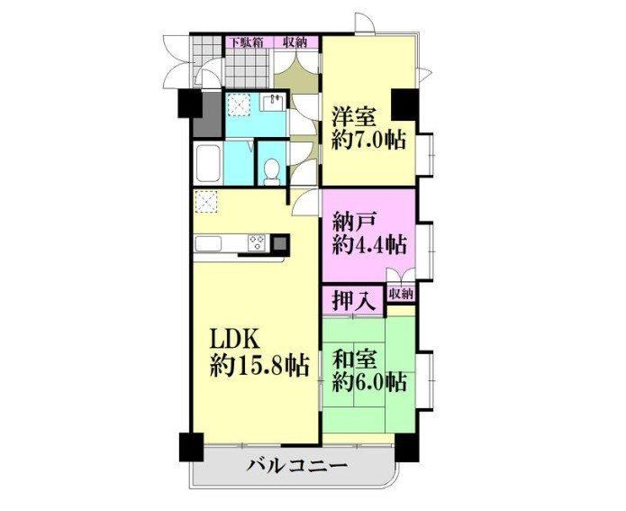 2LDK+S apartment in Izumi Ward, Sendai, Miyagi - Photo 1