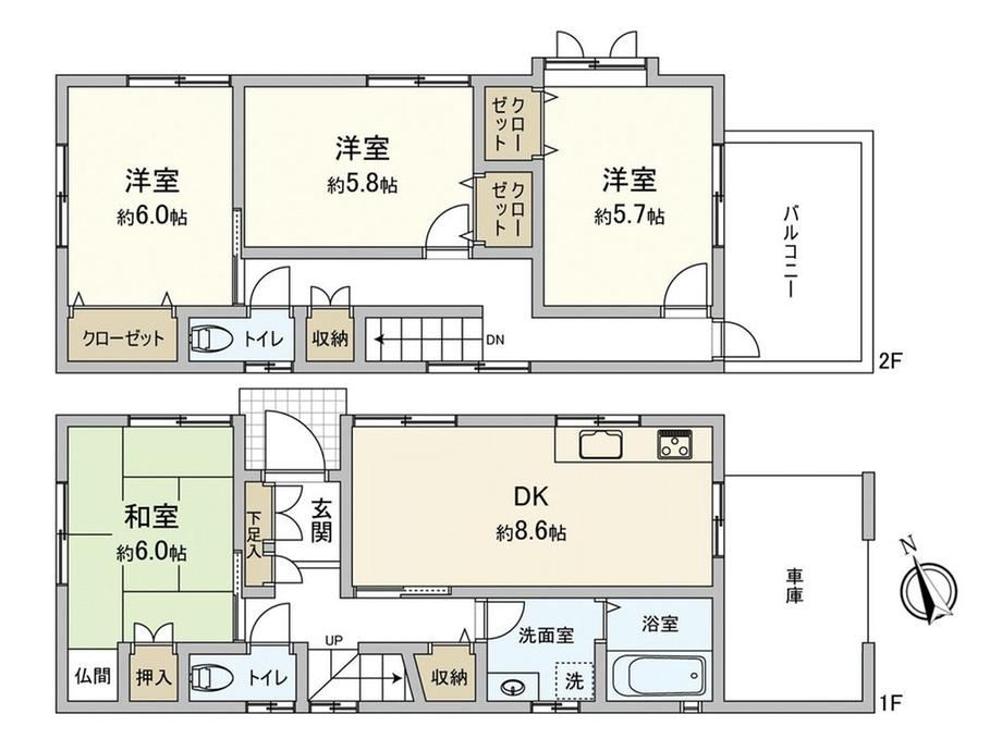 4DK house in Nishinomiya, Hyogo - Photo 1