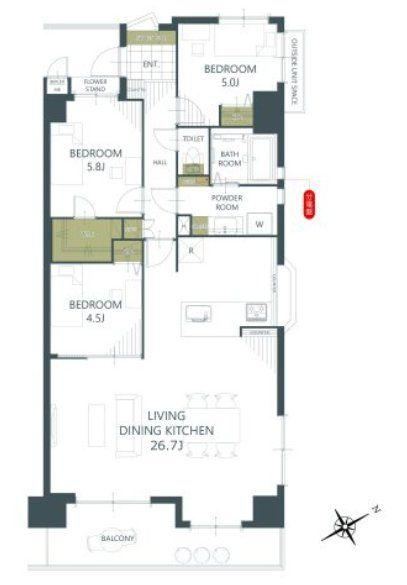 3LDK apartment in Takaoka, Toyama - Photo 1