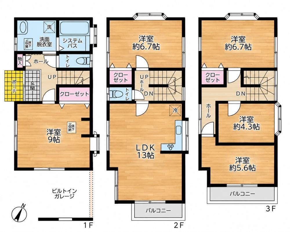 5LDK house in Ageo, Saitama - Photo 1