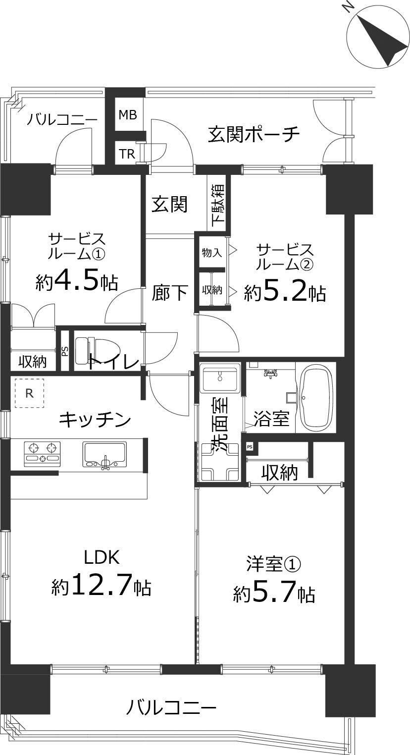 1LDK+2S apartment in Kohoku Ward, Yokohama, Kanagawa - Photo 1
