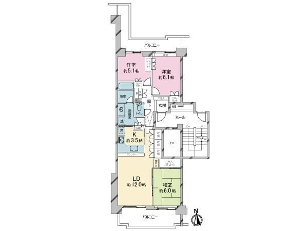 3LDK apartment in Izumi Ward, Yokohama, Kanagawa - Photo 1