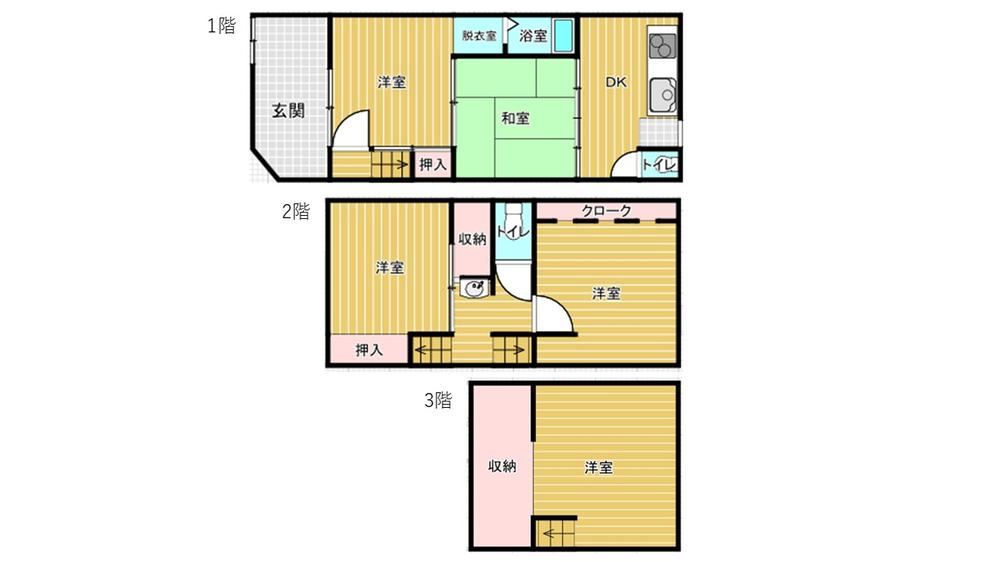 4DK+S house in Nishinari Ward, Osaka - Photo 1