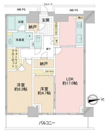 2LDK+2S apartment in Koto Ward, Tokyo - Photo 1