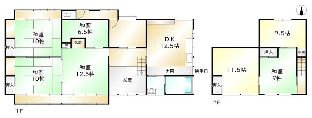 8DK house in Ueda, Nagano - photo 2