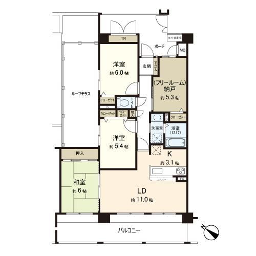 4LDK apartment in Izumi, Osaka - Photo 1