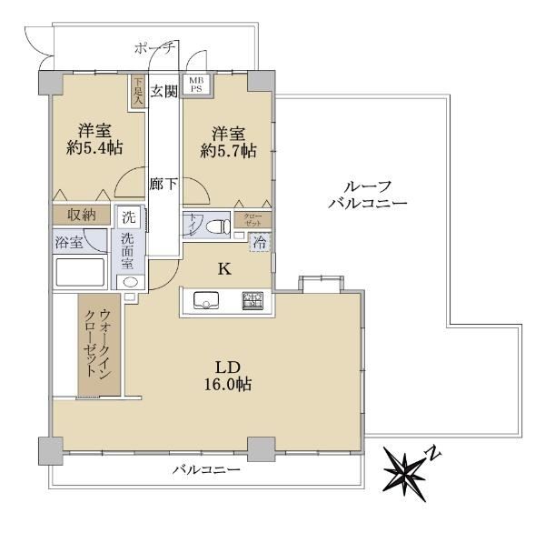 2LDK apartment in Ota Ward, Tokyo - Photo 1