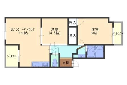2LDK apartment in Yamatotakada, Nara - Photo 1
