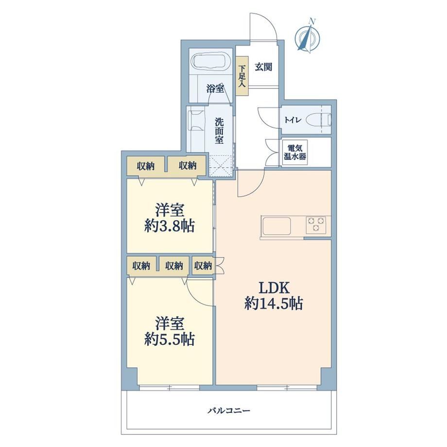 2LDK apartment in Chuo Ward, Fukuoka - Photo 1