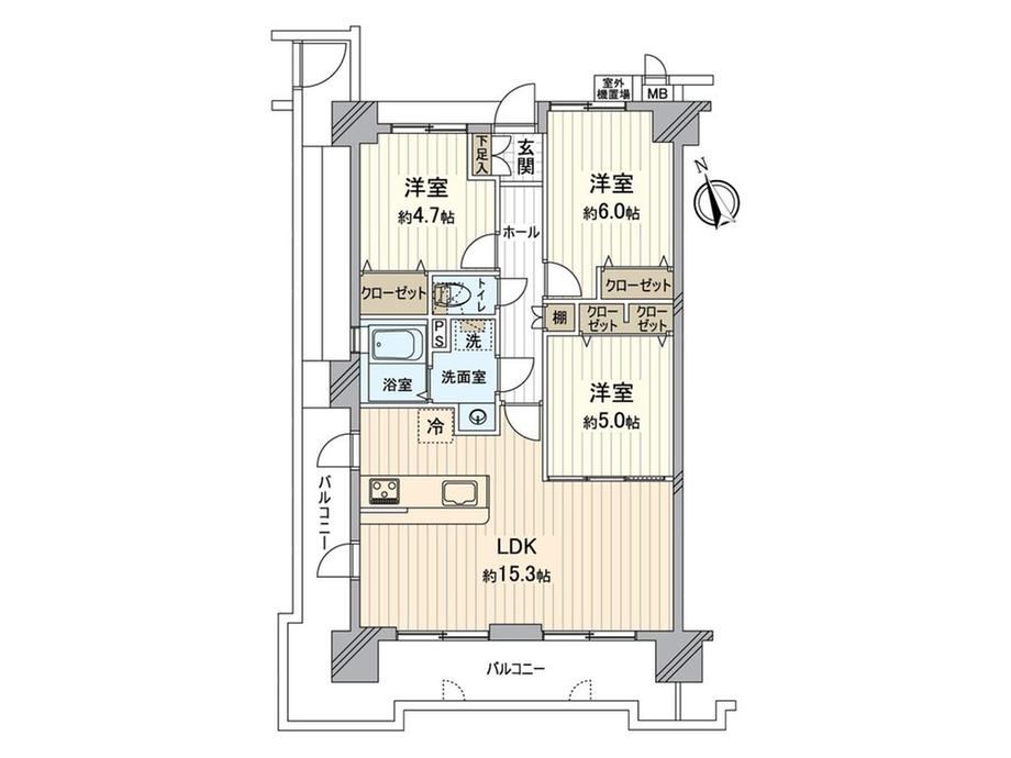 3LDK apartment in Otsu, Shiga - Photo 1