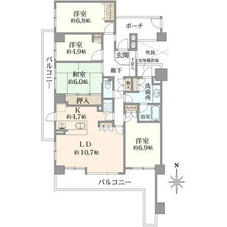 4LDK apartment in Chuo Ward, Saitama - Photo 1