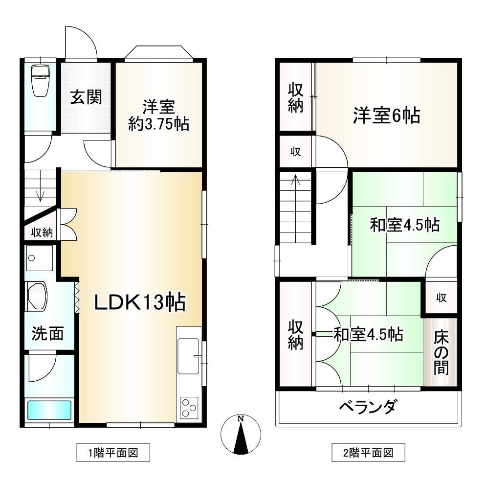4LDK house in Higashiosaka, Osaka - Photo 1