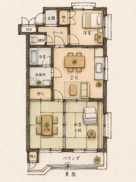 3DK apartment in Minami Ward, Fukuoka - Photo 1