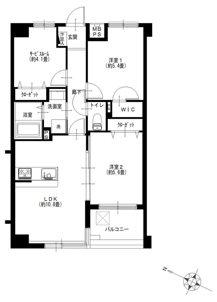 2LDK+S apartment in Ota Ward, Tokyo - Photo 1