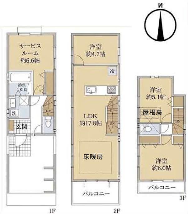 3LDK+S house in Suginami Ward, Tokyo - Photo 1