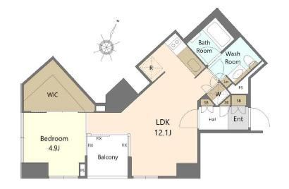 1LDK apartment in Chuo Ward, Tokyo - Photo 1