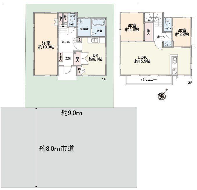 3LDDKK house in Iwatsuki Ward, Saitama - Photo 1