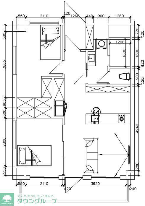 2LDK apartment in Matsudo, Chiba - Photo 1