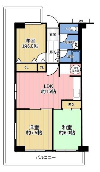 3LDK apartment in Kaizuka, Osaka - Photo 1