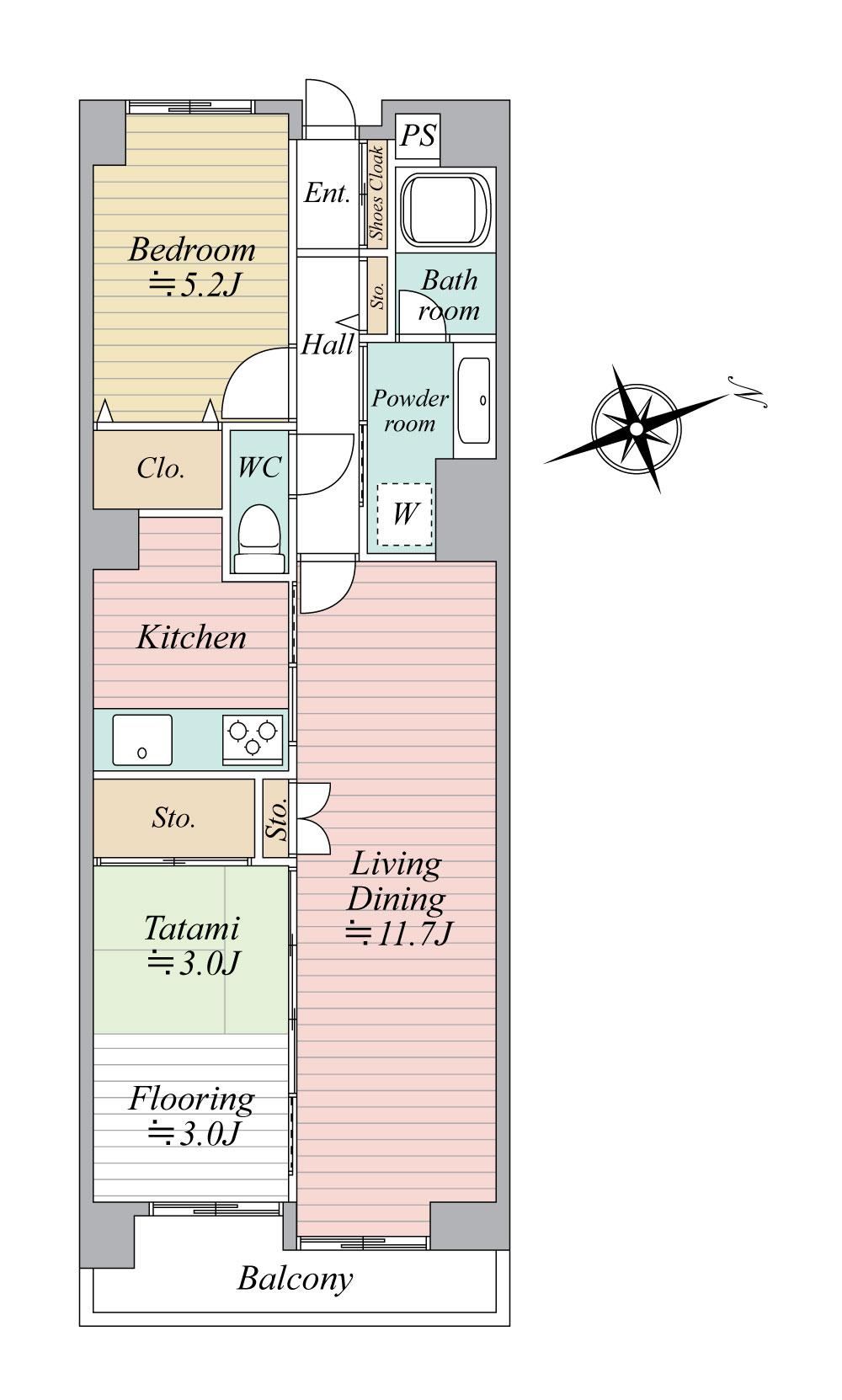 2LDK apartment in Toride, Ibaraki - Photo 1