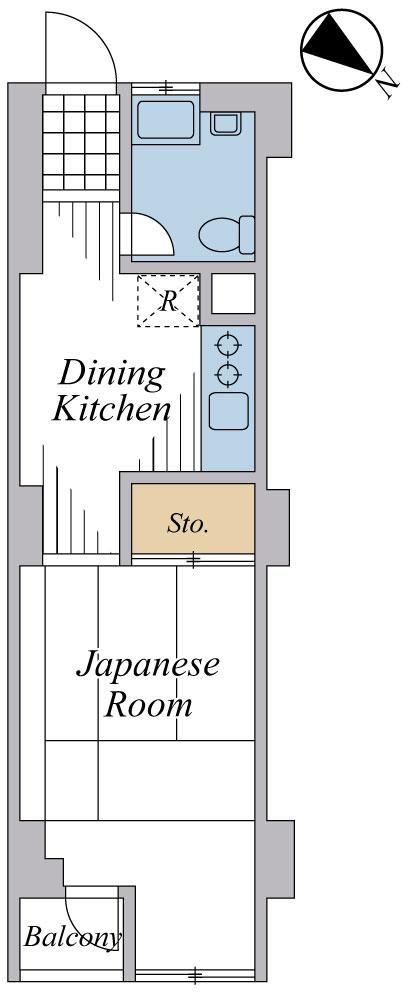 1DK apartment in Toshima Ward, Tokyo - Photo 1