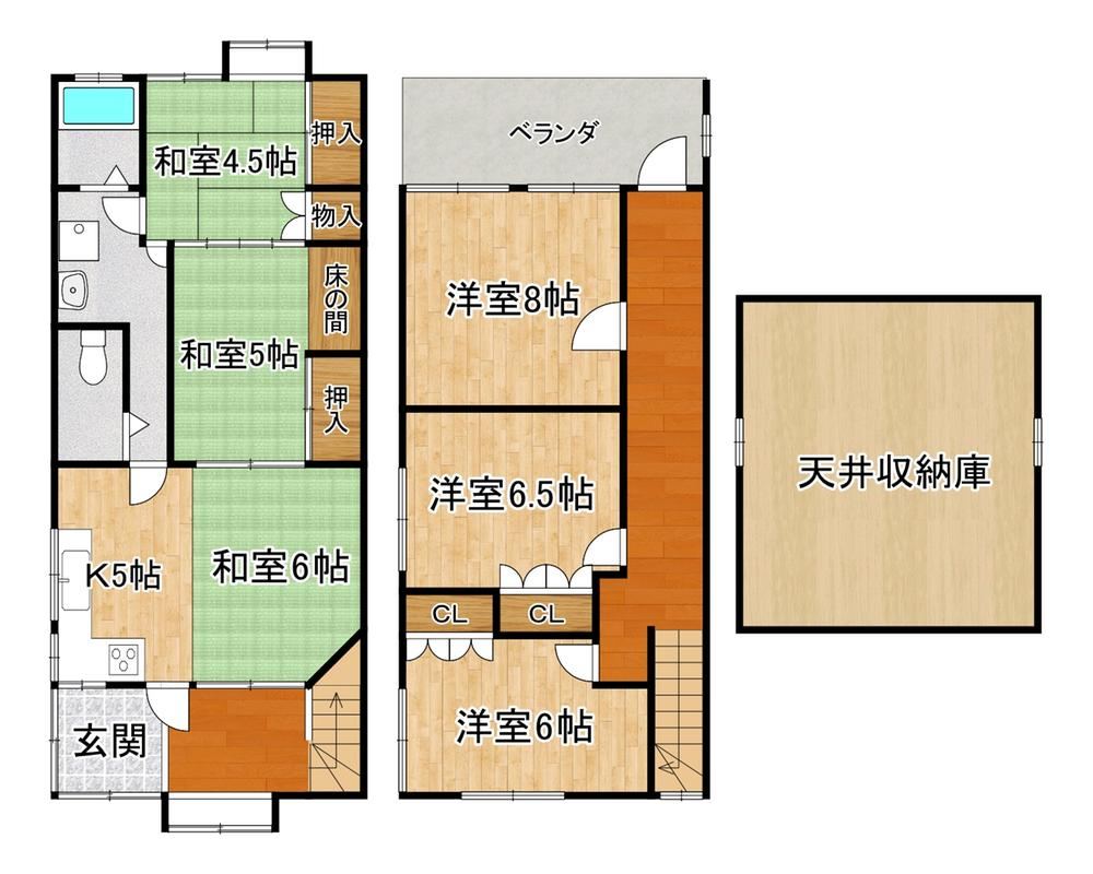 6K house in Kita Ward, Kyoto - Photo 1